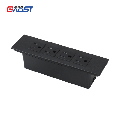 Wholesale Power Strip Black Suppliers Charging Power Strip US Table USB Power Strip Fast Charging USB Socket