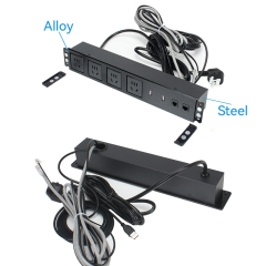 2 USB-A+CAT6+CAT3 Multimedia Socket With 4 China Outlets For Conference