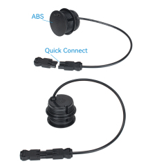Desktop Round Built In Wireless Charging With 1 Combined USB-A/C