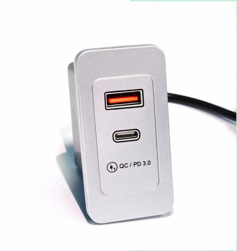 Square Sofa USB-A&C Charger QC/PD 3.0