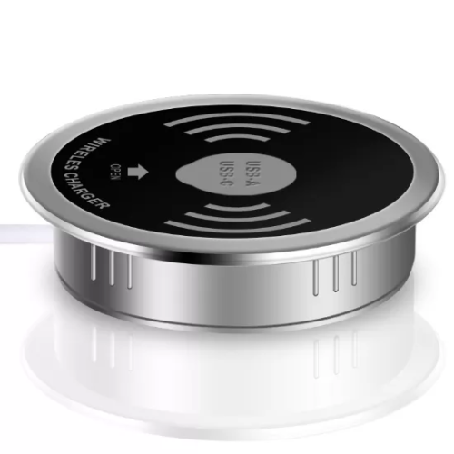 5W/7W/10W 3 In 1 Embedded phone charger with QI wireless charger, Type C USB charger Water proof