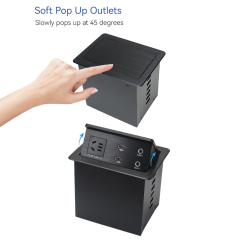 Conference Pop Up Power Socket 1 China Outlet 2 HDMI 2 Audio