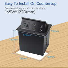 Conference Pop Up Power Socket 1 China Outlet 2 HDMI 2 Audio