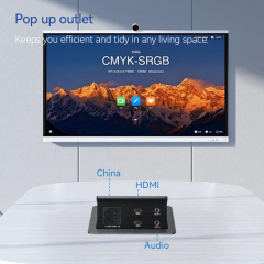 Conference Pop Up Power Socket 1 China Outlet 2 HDMI 2 Audio