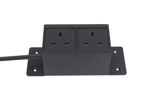 Under desk mount power socket with customize alloy material