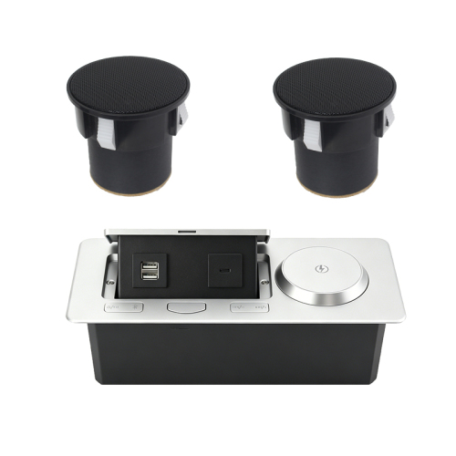 Smart Sofa Power Hub With Bluetooth Speaker And 10W Wireless Charger