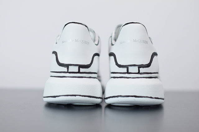 Alexander McQueen platform shoes Platform soles with raised leather tails  SIZE:35-44