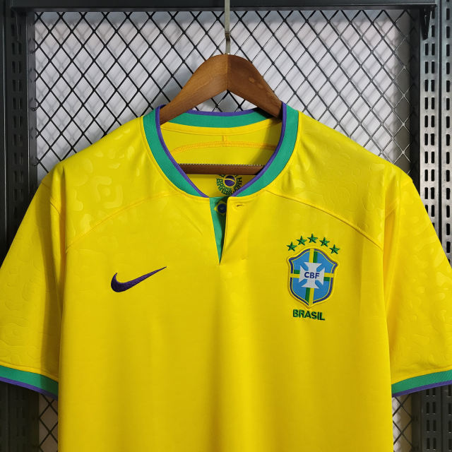 22/23 Brazil Home Club World Cup National Team Size S-4XL