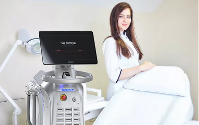 Big power 2000W diode laser hair removal machine sold to Canada