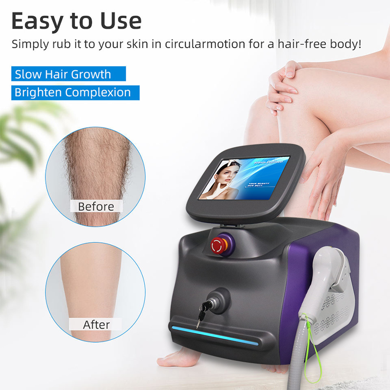 300W three wavelength portable diode laser hair removal machine