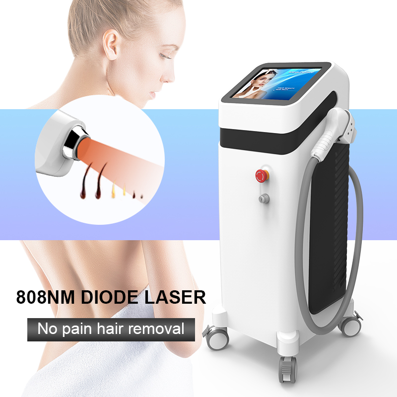 500W Vertical 808nm diode laser hair removal machine