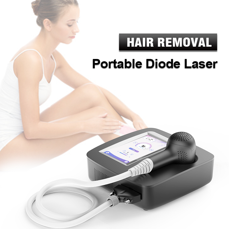 Портативный диодный лазер мощностью 100 Вт для удаления волос