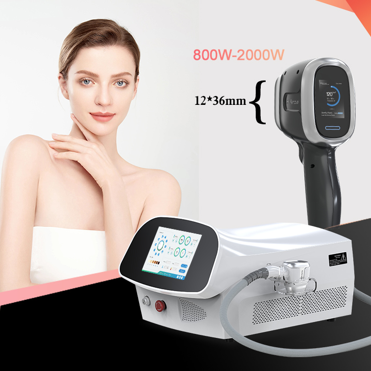 2000w portable diode laser hair removal machine