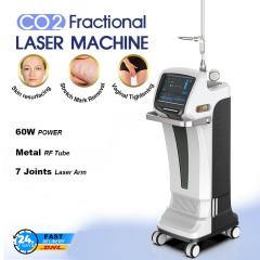 Vertical fractional co2 laser machine