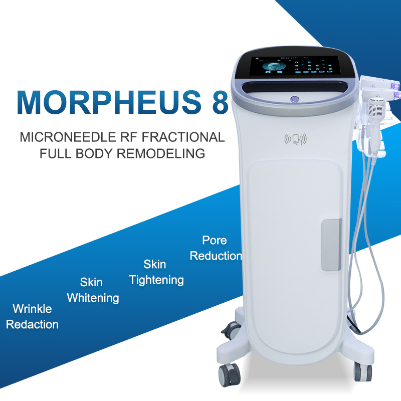 Vertical morpheus8 rf microneedling mahcine