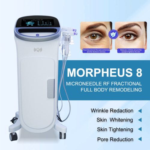 Vertical morpheus8 rf microneedling mahcine