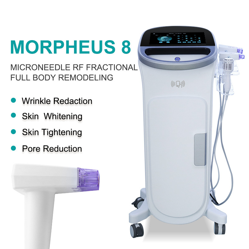 Vertical morpheus8 rf microneedling mahcine