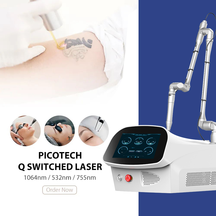 Portable picotech Q switched laser machine