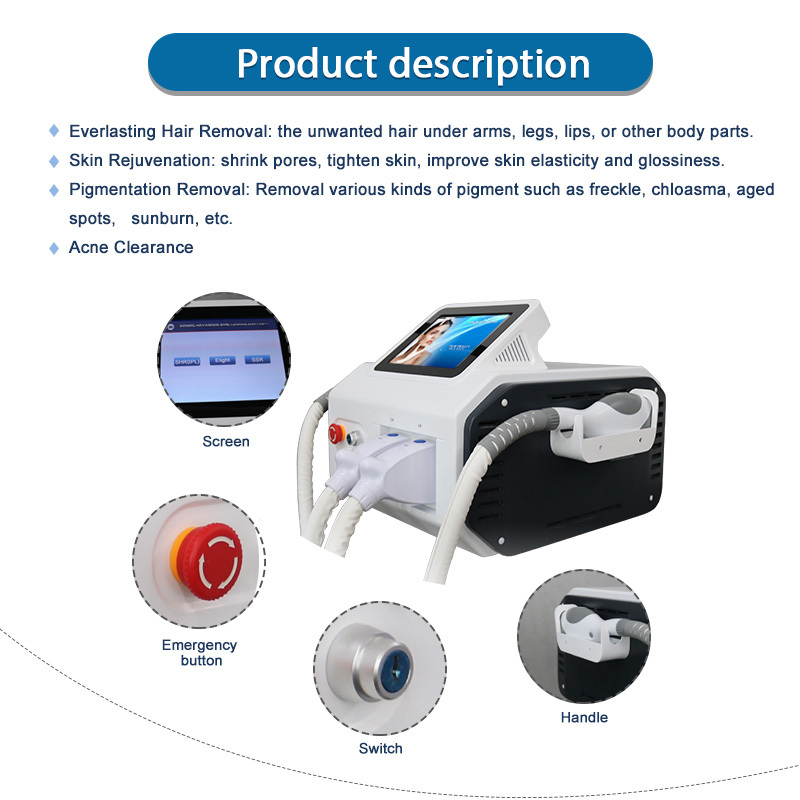 Portable IPL hair removal machine