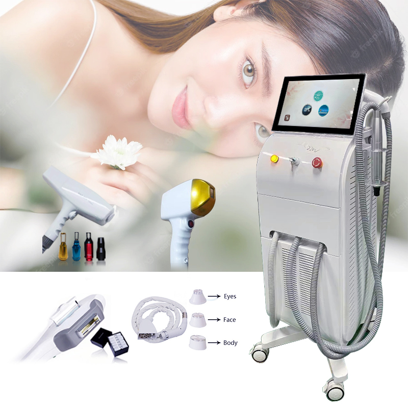 808nm Diode L aser & OPTIPL & ND Yag L aser Machine