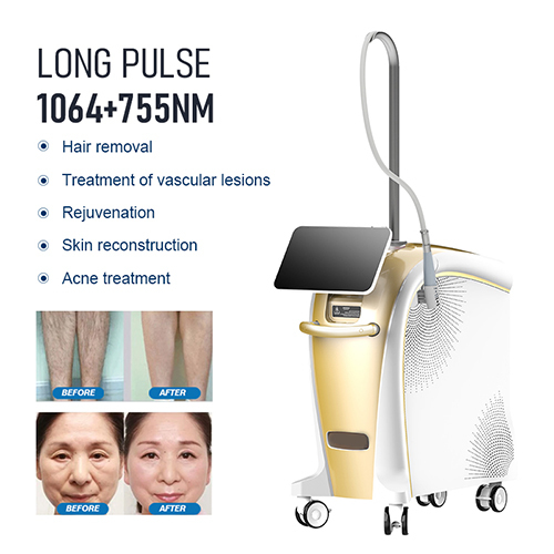 1064nm 755nm Long Pulse Laser Hair Removal Equipment
