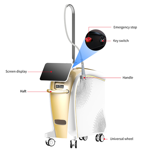 1064nm 755nm Long Pulse Laser Hair Removal Equipment