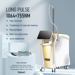 1064nm 755nm Long Pulse Laser Hair Removal Equipment