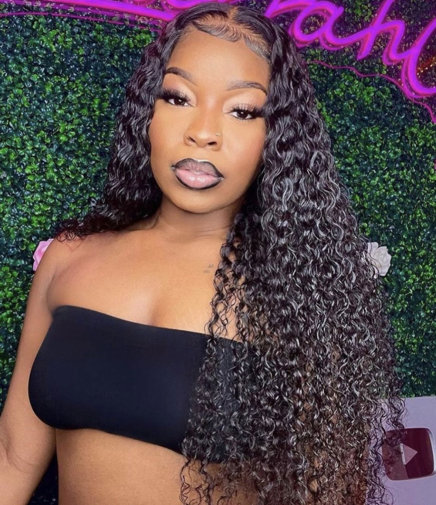 Top virgin lace front 13x4 wig - transparent lace