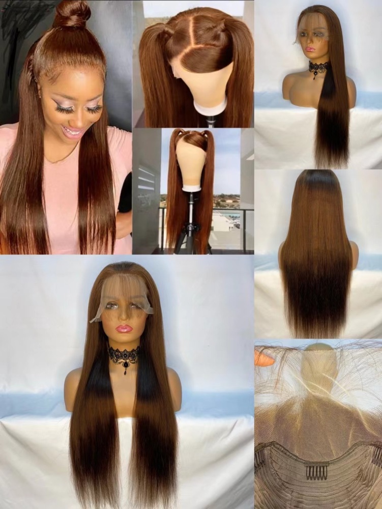 transparent 13x4 wig  #4  straight
