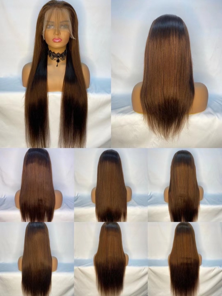 transparent 13x4 wig  #4  straight