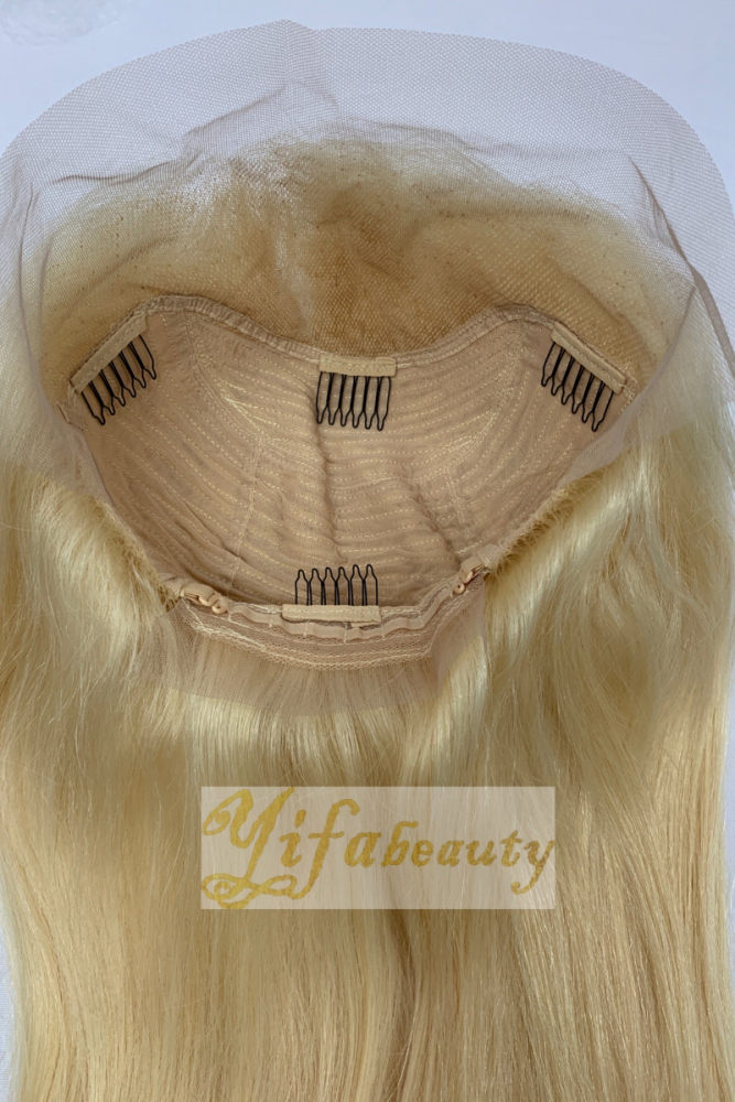 transparent 13x4 wig  #613  straight
