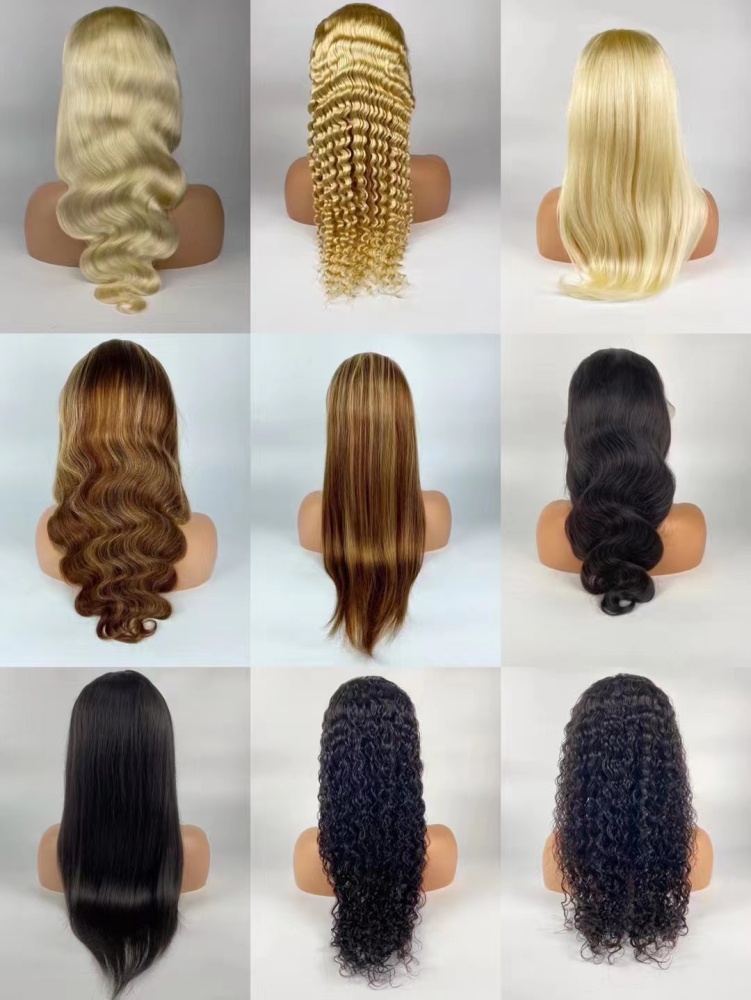 transparent 13x4 wig  #613 body wave