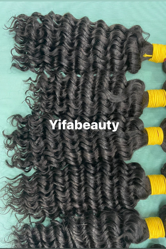 Brazilian virgin hair bundle deep wave