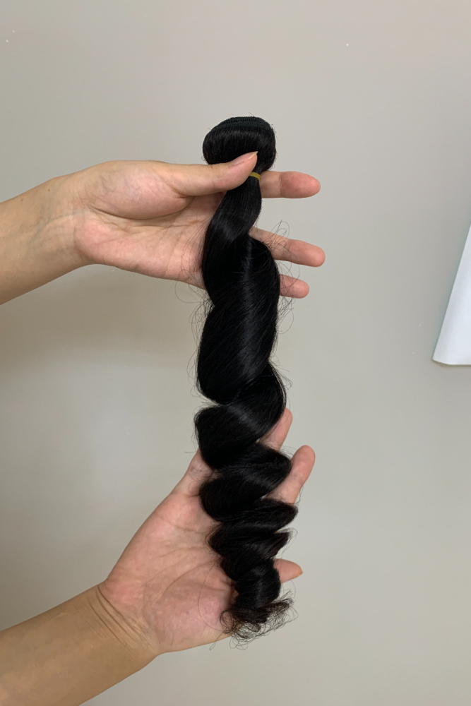 Brazilian virgin hair bundle loose wave