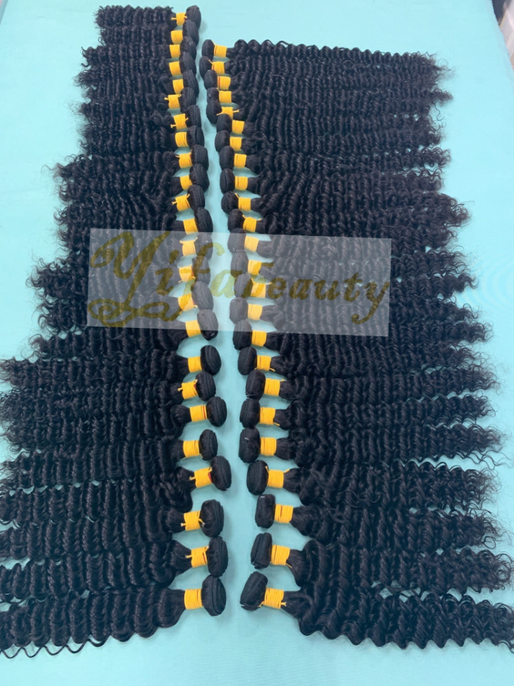 Brazilian virgin hair bundle deep wave