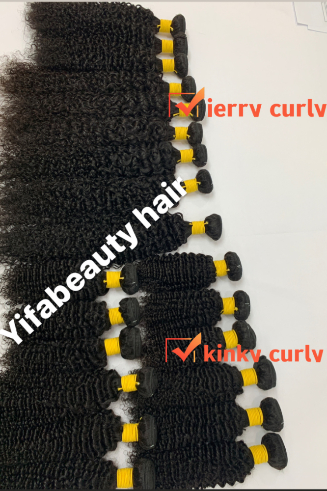 Brazilian virgin hair bundle kinky curly