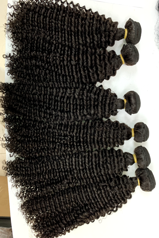 Brazilian virgin hair bundle kinky curly