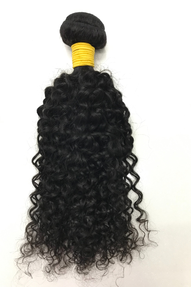 Brazilian virgin hair bundle jerry curly