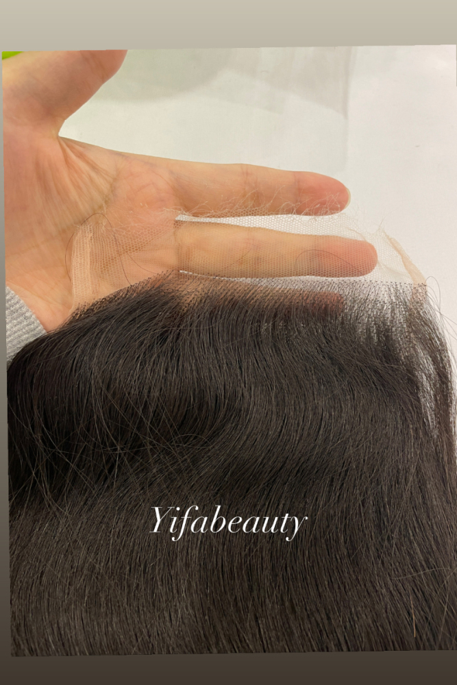 top virgin HD lace closure with small knots #1b body wave