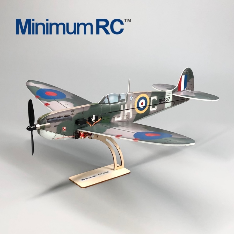 Spitfire 360mm profile scale micro 4CH RC aircraft kit