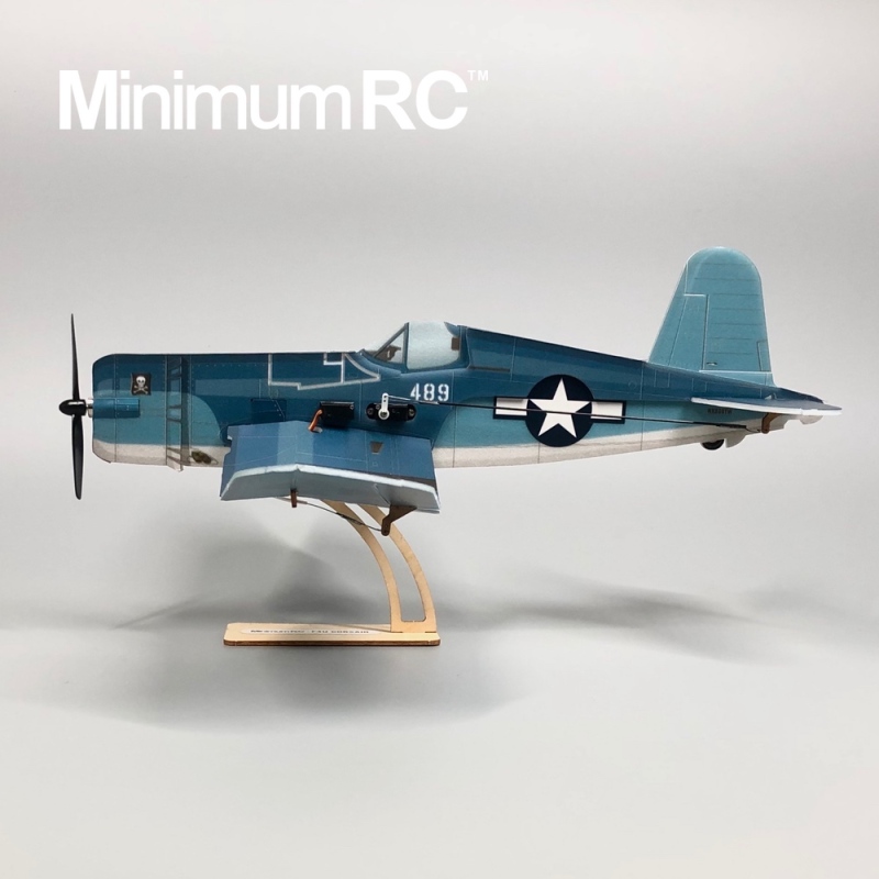 F4U Corsair 360mm profile scale micro 4CH RC aircraft kit