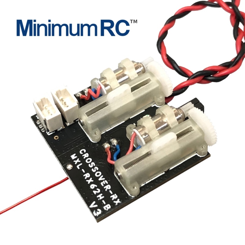 MinimumRC 5CH AIO receiver with built-in servos & 5A brushed ESC