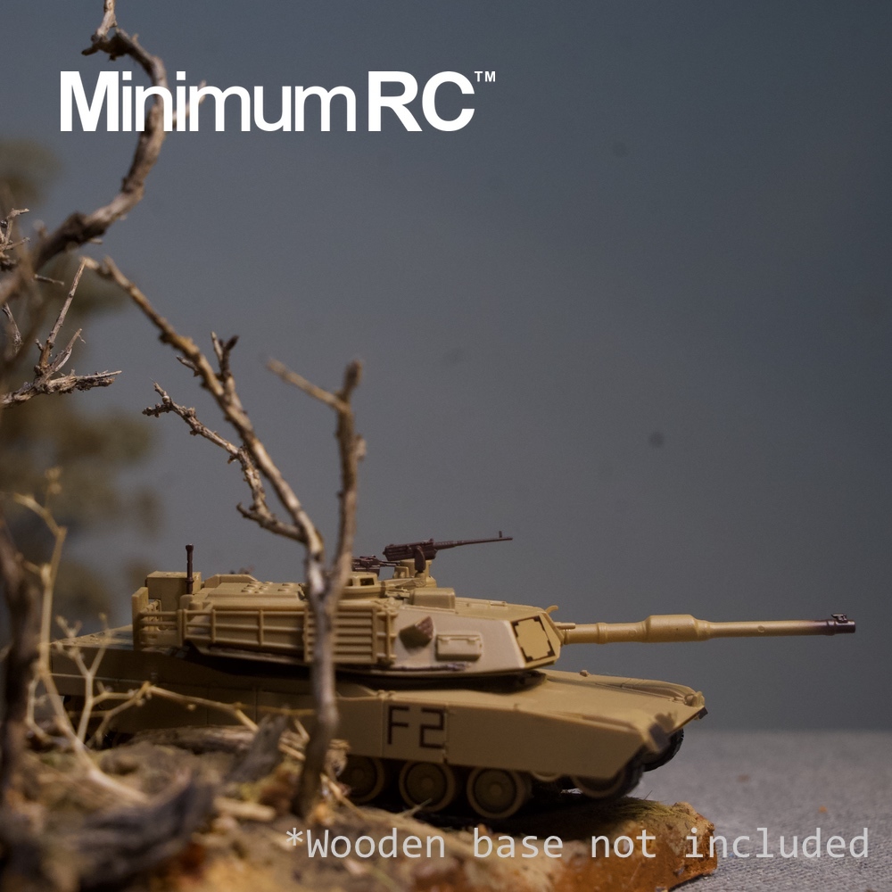 Micro M1A2 Abrams 1/72 RC Tank 3.5 Channels Exhibition Class Ready to Run