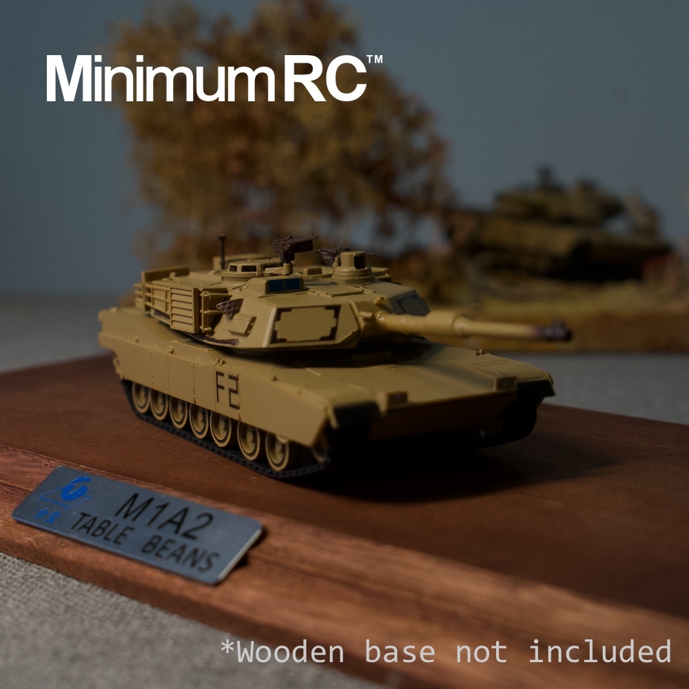 Micro M1A2 Abrams 1/72 RC Tank 3.5 Channels Exhibition Class Ready to Run