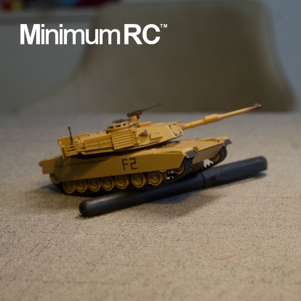Micro M1A2 Abrams 1/72 RC Tank 3.5 Channels Exhibition Class