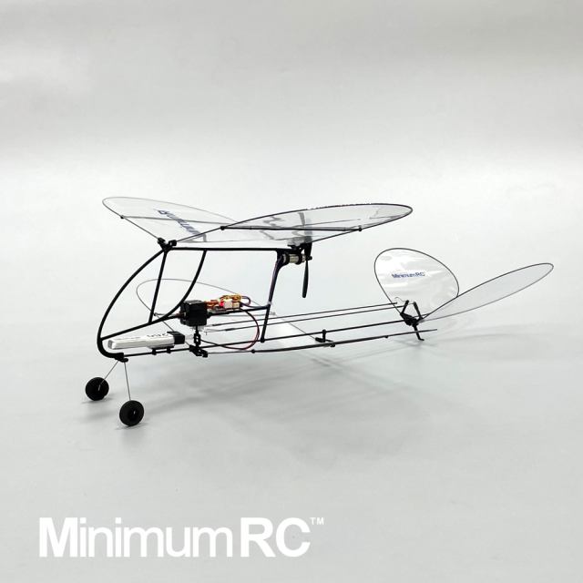 Shrimp V2 Ultra-light 3CH V-tail Indoor RC Aircraft Biplane
