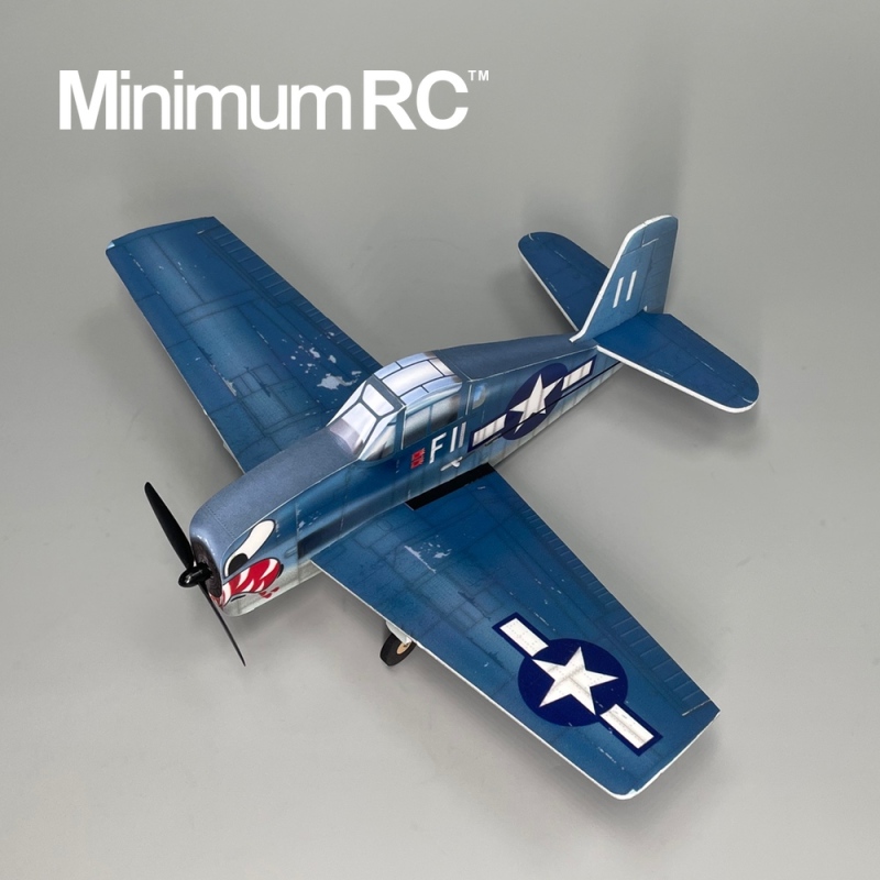 F6F Hellcat Q-series 4CH RC airplane smallest 4CH airplane in the market!