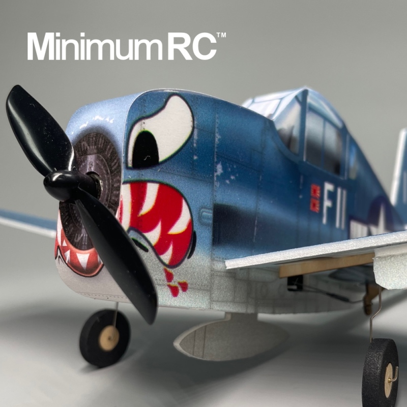 F6F Hellcat Q-series 4CH RC airplane smallest 4CH airplane in the market!