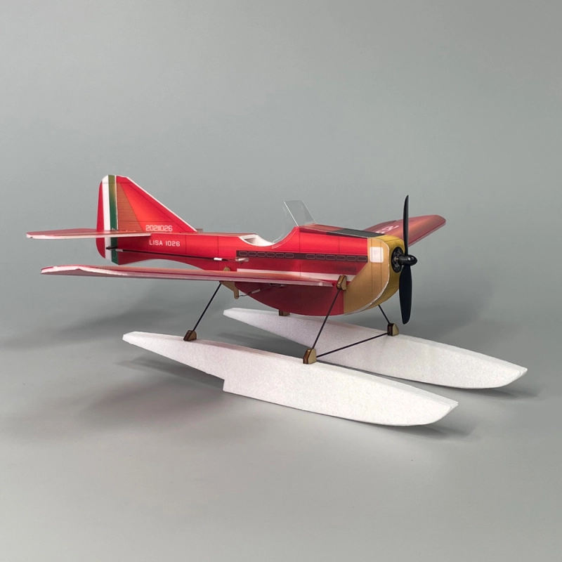 LISA Magnificent Italian Vintage Sea-plane micro 4CH RC airplane kit created by Jurgen Bestenlehner