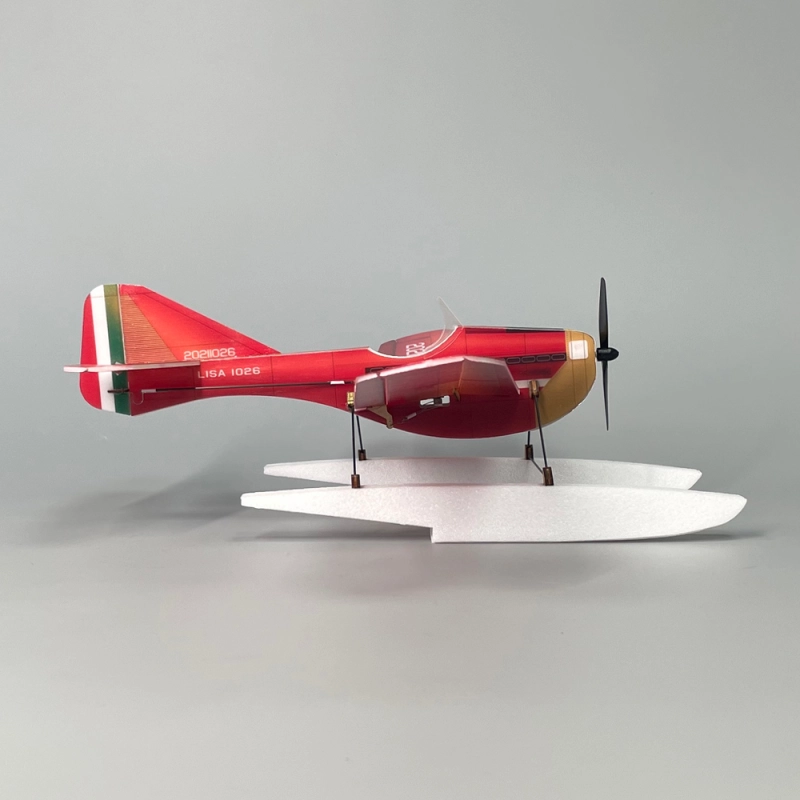 LISA Magnificent Italian Vintage Sea-plane micro 4CH RC airplane kit created by Jurgen Bestenlehner